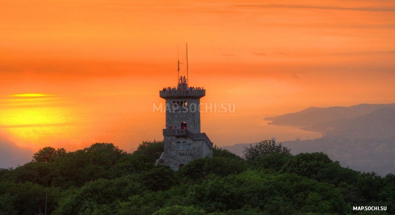 Гора Большой Ахун, Современные, Достопримечательности, Цветные