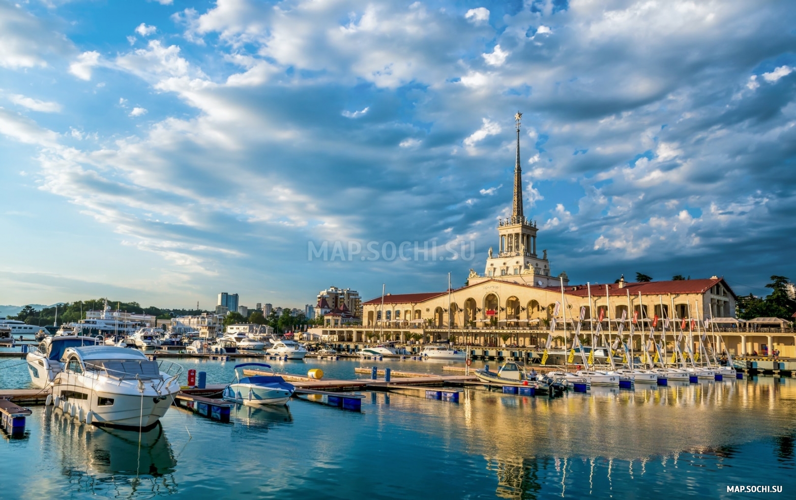 Морской вокзал, Современные, Достопримечательности, Цветные