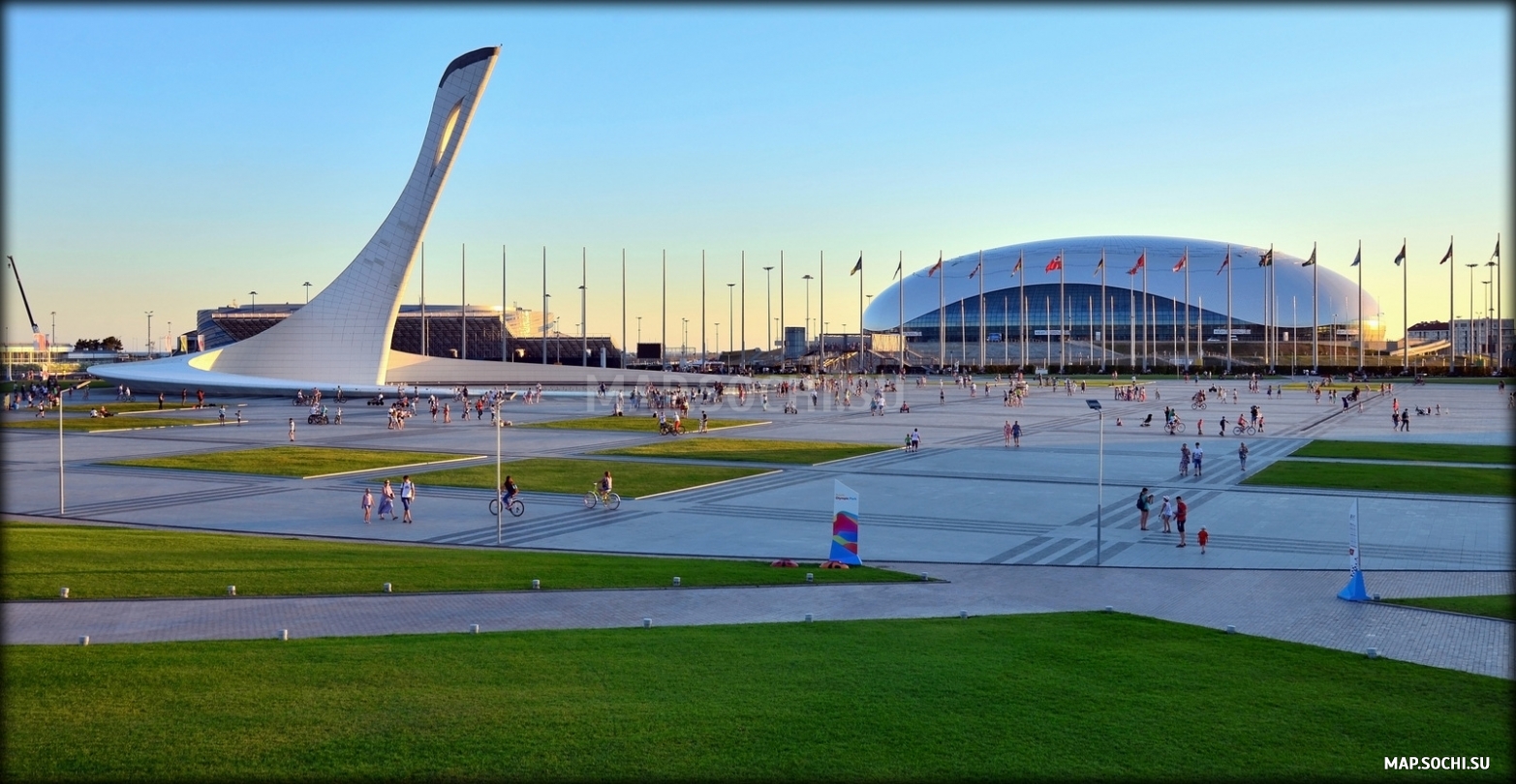 Олимпийский парк, Современные, Достопримечательности, Цветные