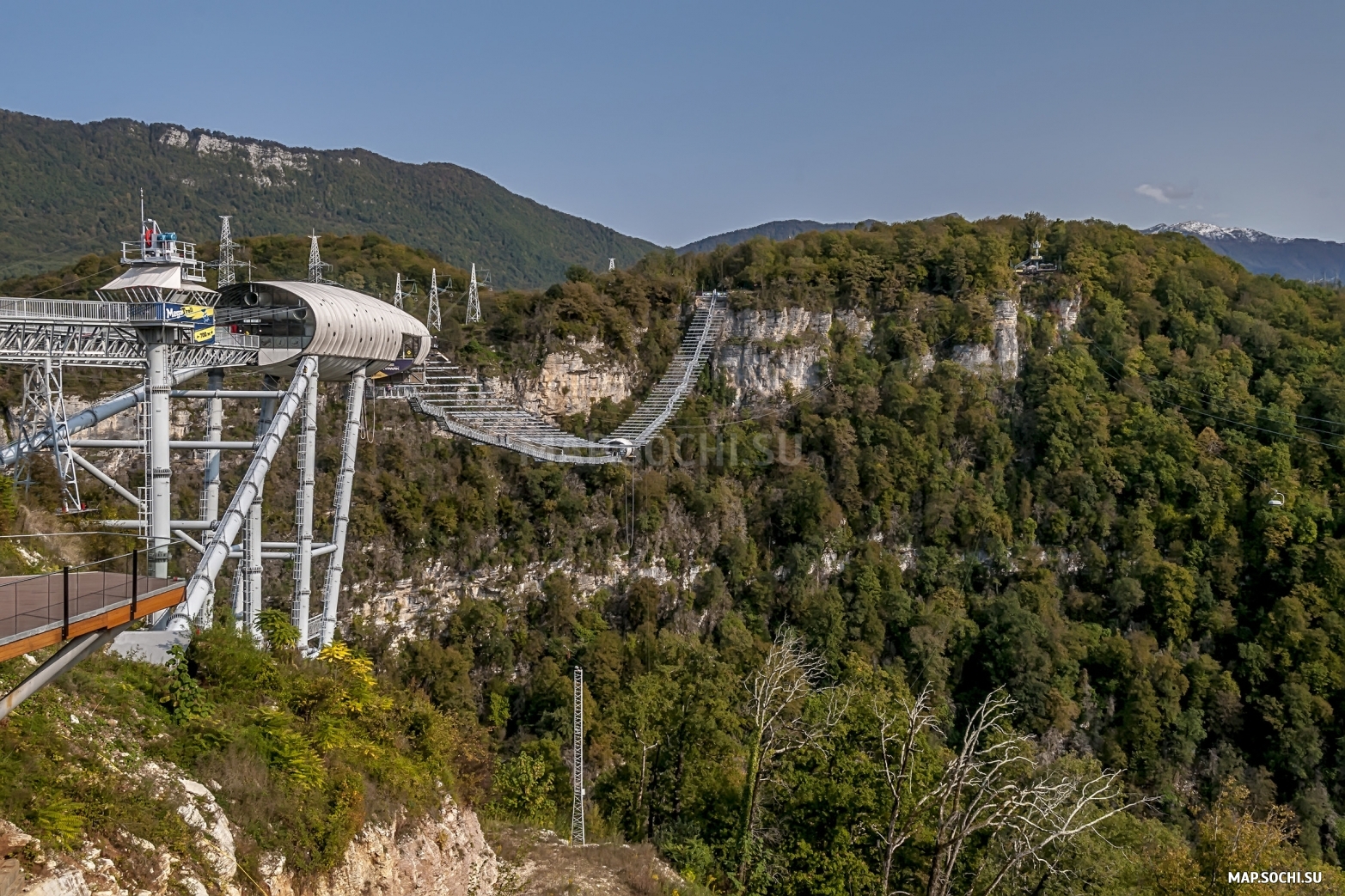 Скайпарк AJ Hacket Sochi , Современные, Достопримечательности, Цветные