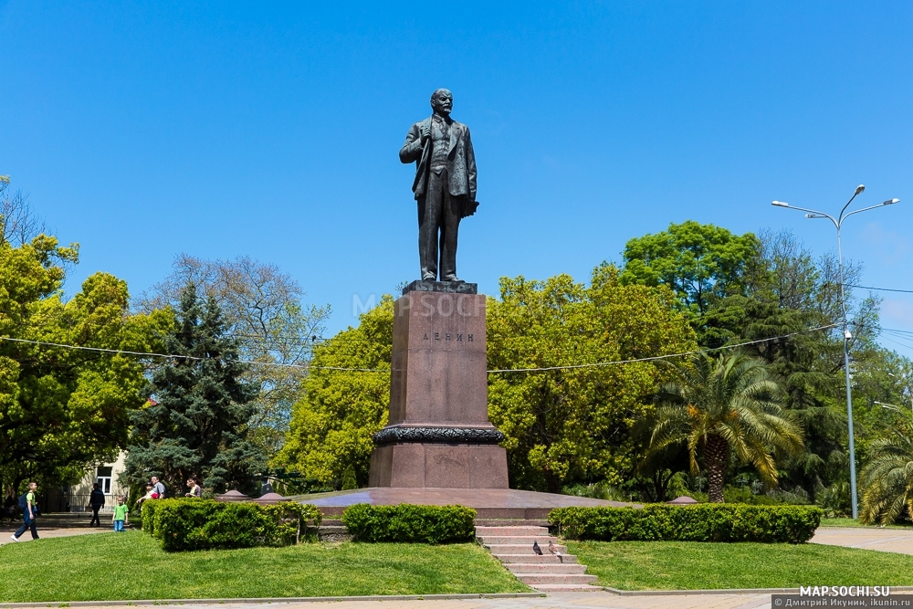 Памятник Ленину, Современные, Достопримечательности, Цветные