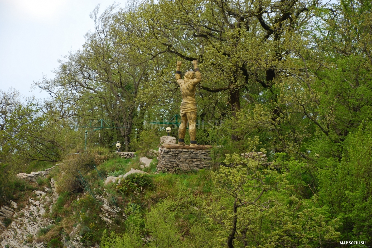 Памятник Прометею, Современные, Достопримечательности, Цветные