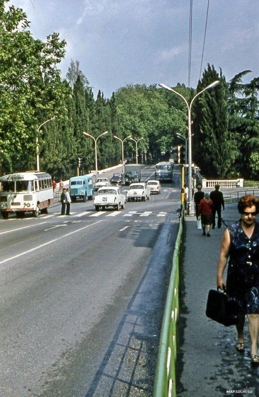 Сочи, улица города  1970-е г, История