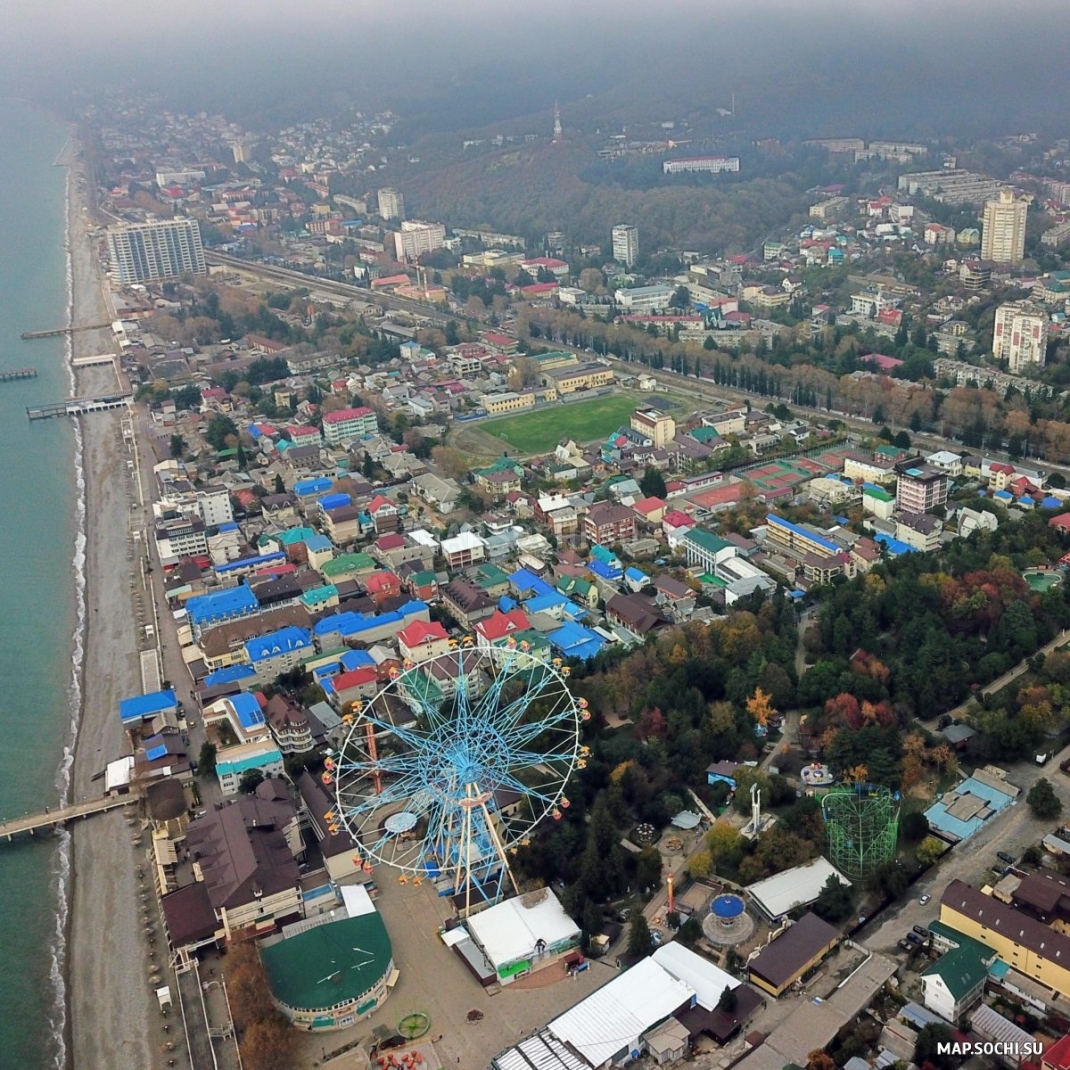 Лазаревский парк, Современные, Достопримечательности, Цветные