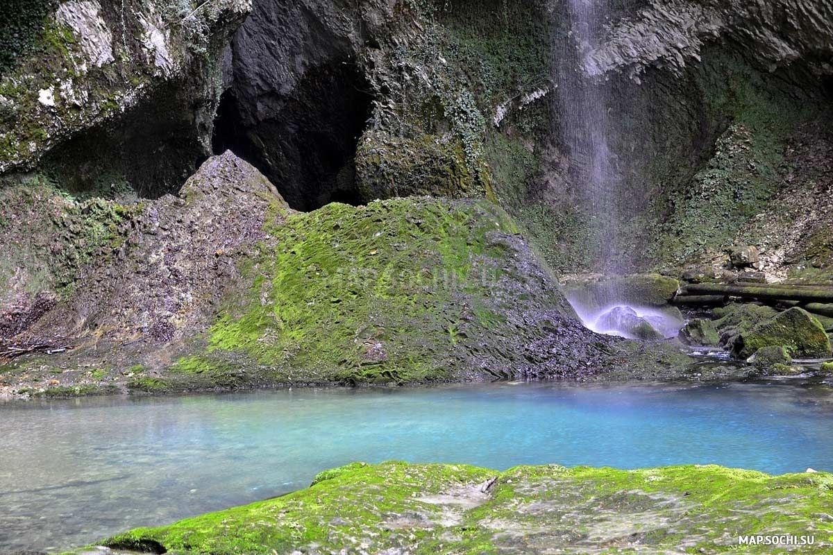 Водопад «Пасть Дракона» (Глубокий Яр), Современные, Достопримечательности, Цветные