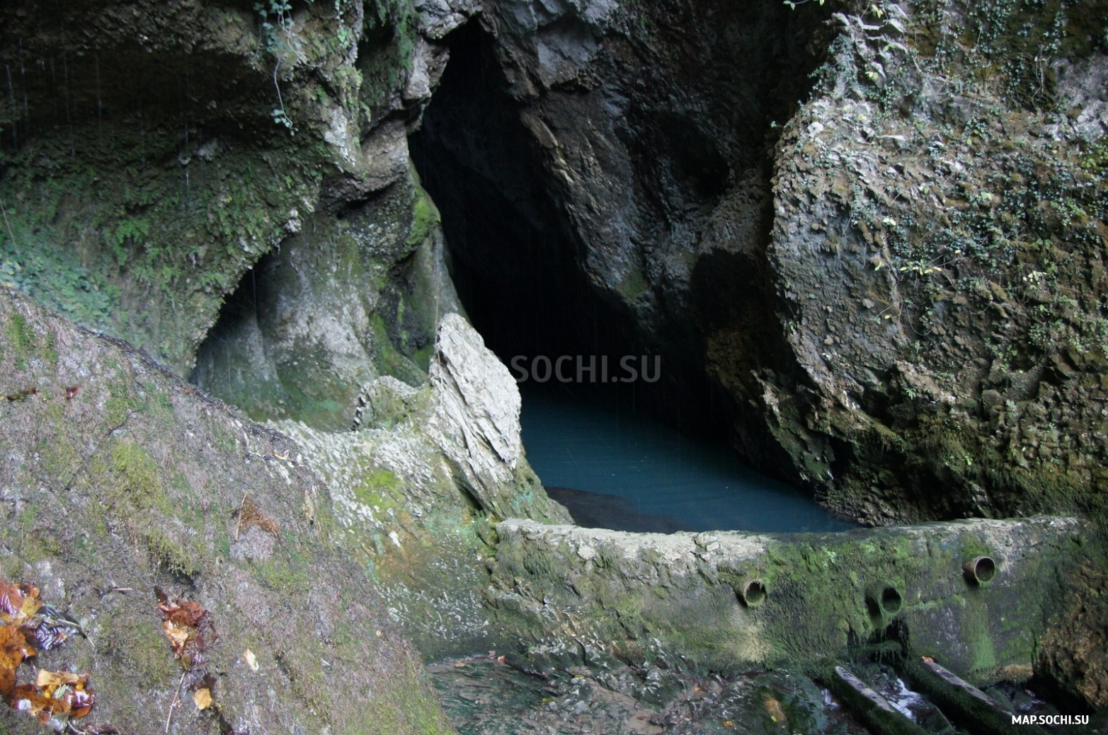 Водопад «Пасть Дракона» (Глубокий Яр), Современные, Достопримечательности, Цветные