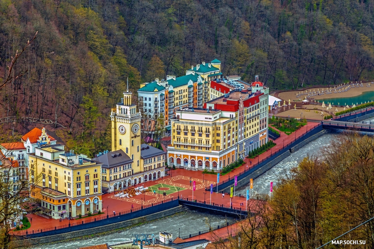 «Роза Хутор», Современные, Достопримечательности, Цветные