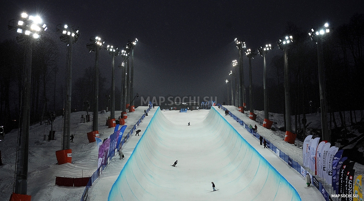 «Роза Хутор» (экстрим-парк), Современные, Достопримечательности, Цветные